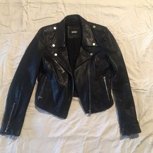 Zara trafuluc leather jacket